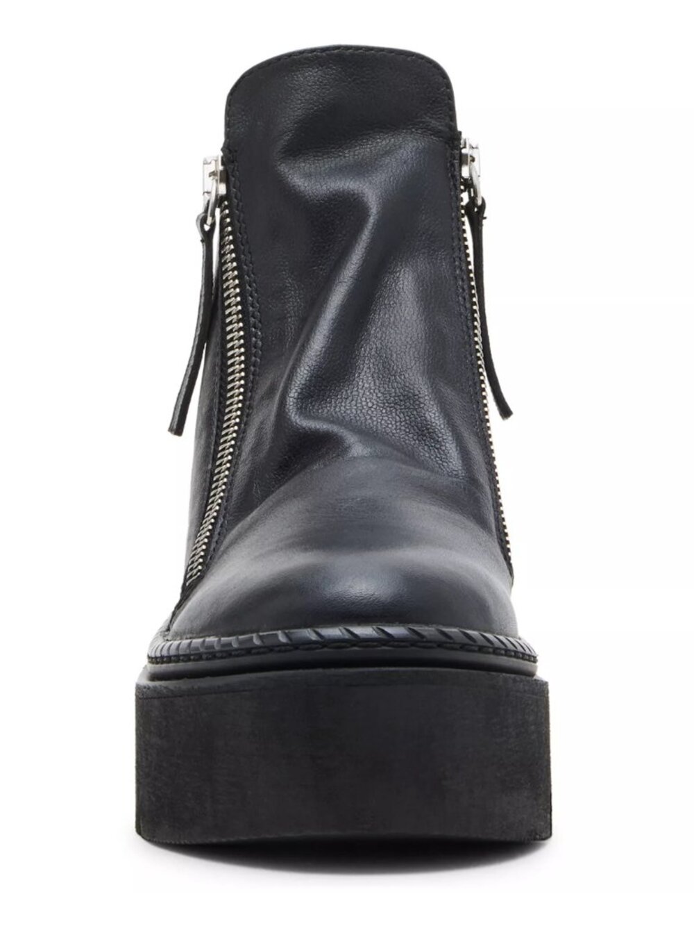 Steve Madden Drift Leather Platform Moto Boots Black Size 7 NWT - Picture 4 of 6
